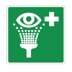 Oogdouche pictogram (bordje 1mm PP)