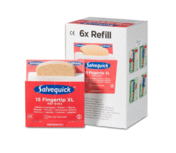 Salvequick extra grote vingertoppleisters 6454 (navulling)