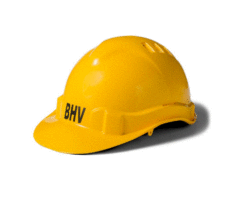 Veiligheidshelm met Opdruk