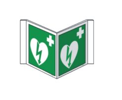 AED pictogram panoramisch (bordje 1mm PP)